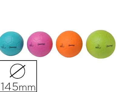Ballon de handball plastico rototech double paroi en pvc/mousse taille 00 diamètre 145mm 190g