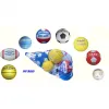 Ballon first loisirs entrainement caoutchouc + filet transport lot de 8 unites