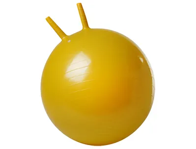 Ballon sauteur plastico rototech diamètre 450mm 650g coloris jaune