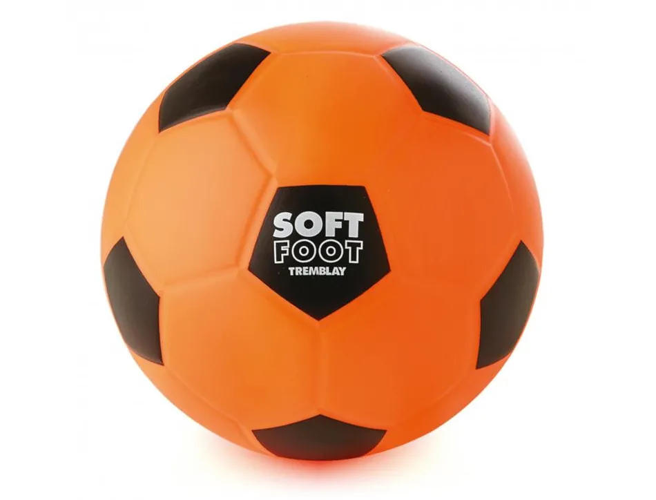 Ballon soft foot tremblay pvc souple robuste 22 cm 300g