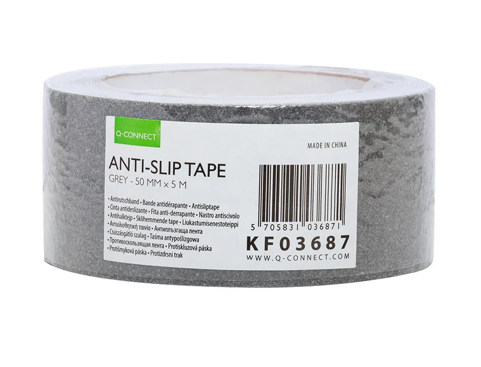 Bande antiderapante q-connect 5mx50mm coloris gris