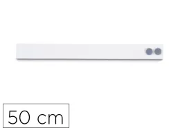 Bande metallique maul standard longueur 50cm avec 2 aimants coloris blanc