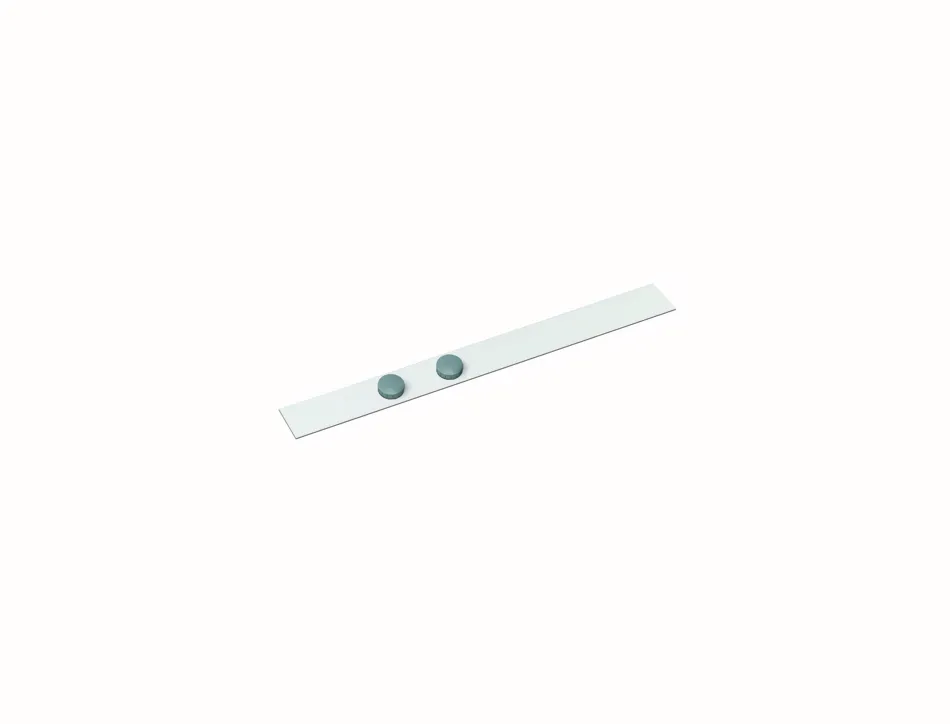 Bande metallique maul standard longueur 50cm avec 2 aimants coloris blanc