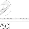Bande perforée q-connect auto-adhésive a4 210x297mm a5 148x210mm 120 microns sachet 50 unités