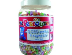 Baril de perles graine creative ludiques et colorees 8 000 perles coloris nacrees assortis