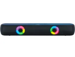 Barre de son q-connect bluetooth avec lumiere led et control du volume coloris noir