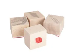 Base 10 akros tampons de decomposition en bois numerique tout type d encre 4 unites dizaines centaines et