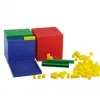 Base 10 wissner systeme decimal decomposition du nombre jusqu a 1000 travail en groupe 100 cubes jaunes