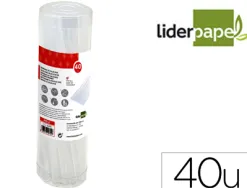 Baton de colle liderpapel 7x200mm boite 40 unites