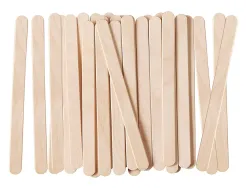 Batonnets liderpapel bois dim. 15x1,8cm coloris naturel sachet 50 unites