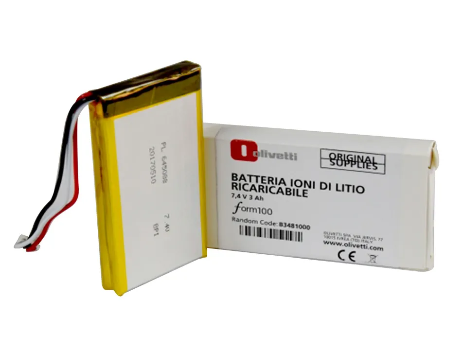 Batterie optionnelle olivetti pour caisse enregistreuse form 100