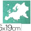 Billographe minerva nº13 carte d'europe plastique 16x19cm plastique coloris vert