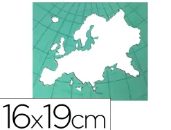 Billographe minerva nº13 carte d'europe plastique 16x19cm plastique coloris vert