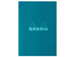 Bloc agrafe rhodia couleurs n 13 a6 10,5x14,8cm 5x5 80 feuillets microperfores couvertures assorties