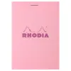 Bloc agrafe rhodia couleurs n 11 a7 7,4x10,5cm 5x5 80 feuillets microperfores couvertures assorties