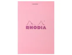 Bloc agrafe rhodia couleurs n 11 a7 7,4x10,5cm 5x5 80 feuillets microperfores couvertures assorties