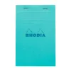 Bloc agrafe rhodia couleurs n 14 11x17cm 5x5 80 feuillets microperfores couvertures assorties