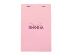 Bloc agrafe rhodia couleurs n 14 11x17cm 5x5 80 feuillets microperfores couvertures assorties