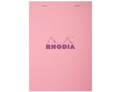 Bloc agrafe rhodia couleurs n 12 8,5x12cm 5x5 80 feuillets microperfores couvertures assorties