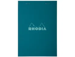 Bloc agrafe rhodia couleurs n 12 8,5x12cm 5x5 80 feuillets microperfores couvertures assorties