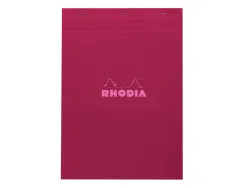 Bloc agrafe rhodia couleurs n 18 a4 21x29,7cm 5x5 80 feuillets microperfores couvertures assorties