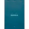 Bloc agrafe rhodia couleurs n 20 a4+ 21x31,8cm seyes 80 feuillets microperfores et perfores 4 trous couvertures