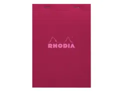 Bloc agrafe rhodia couleurs n 16 a5 14,8x21cm 5x5 80 feuillets microperfores couvertures assorties