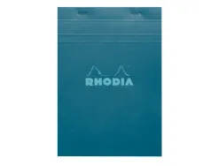 Bloc agrafe rhodia couleurs n 16 a5 14,8x21cm 5x5 80 feuillets microperfores couvertures assorties