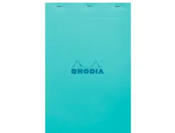 Bloc agrafe rhodia couleurs n 19 a4+ 21x31,8cm 5x5 80 feuillets microperfores couvertures assorties