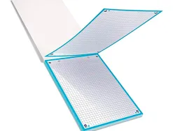 Bloc bristol oxford non perfore a6 30 fiches q5/5 blanc