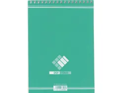 Bloc bureau conquerant sept a5 reliure intégrale 148x210mm 180 pages 60g uni coloris vert lagon