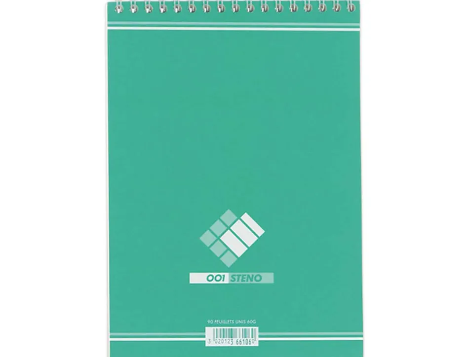 Bloc bureau conquerant sept a5 reliure intégrale 148x210mm 180 pages 60g uni coloris vert lagon