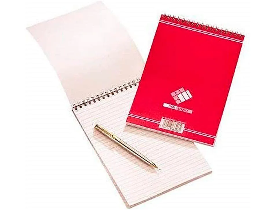 Bloc bureau conquerant sept a5 reliure intégrale 148x210mm 180pages 60g ligné coloris cerise