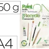 Bloc clairefontaine painton recycle a4 30f blanc 250g