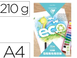 Bloc clairefontaine papier dessin recycle a4 25f 210g