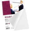 Bloc conférence liderpapel 63x84cm papier uni 80g/m2 conventions réunions 25f + 5f gratuites
