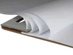 Bloc conférence q-connect 63.5x83cm repositionnable bande supérieure adhésive 30f papier 70g/m2