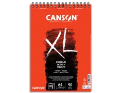 Bloc croquis canson xl spirale petit côté micro-perforations 90g a4 120f