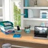 Bloc de classement cep riviera 4 tiroirs format 24x32cm superposable blanc / bleu
