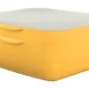 Bloc de classement leitz cosy polystyrene. coloris jaune. dimensions: 251 x 143 x 275mm
