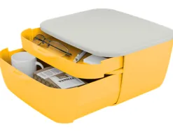 Bloc de classement leitz cosy polystyrene. coloris jaune. dimensions: 251 x 143 x 275mm