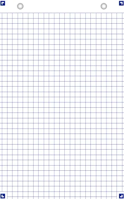Bloc de fiches bristol oxford 125x200 30 fiches perforees q5/5 blanc