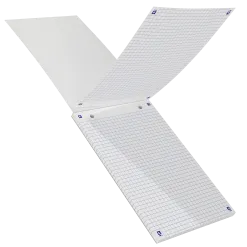 Bloc de fiches bristol oxford 125x200 30 fiches perforees q5/5 blanc