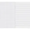 Bloc de musique et chant liderpapel avec port es interlignes de 2mm et grille de 5x5 mm pour anotations
