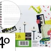 Bloc de musique liderpapel port es interlignes de 3mm avec grille de 4x4 mm pour anotations 20 feuilles