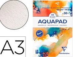 Bloc de papier dessin aquarelle goldline a3 300gr 30f