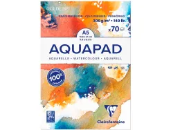 Bloc de papier dessin aquarelle goldline a5 300gr 70f