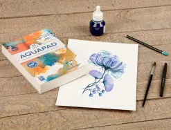 Bloc de papier dessin aquarelle goldline a5 300gr 70f
