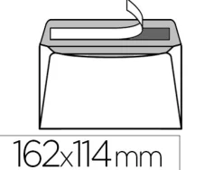Bloc enveloppe précasée gpv détachable adhésive vélin blanc 90g c6 114x162mm fond gris bloc 50 unités