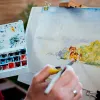 Bloc etival aquarelle clairefontaine a3 10f